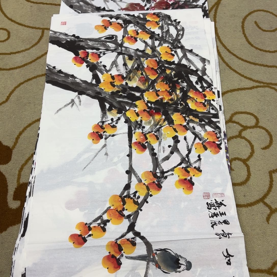 国画王孝华四尺李欣主播