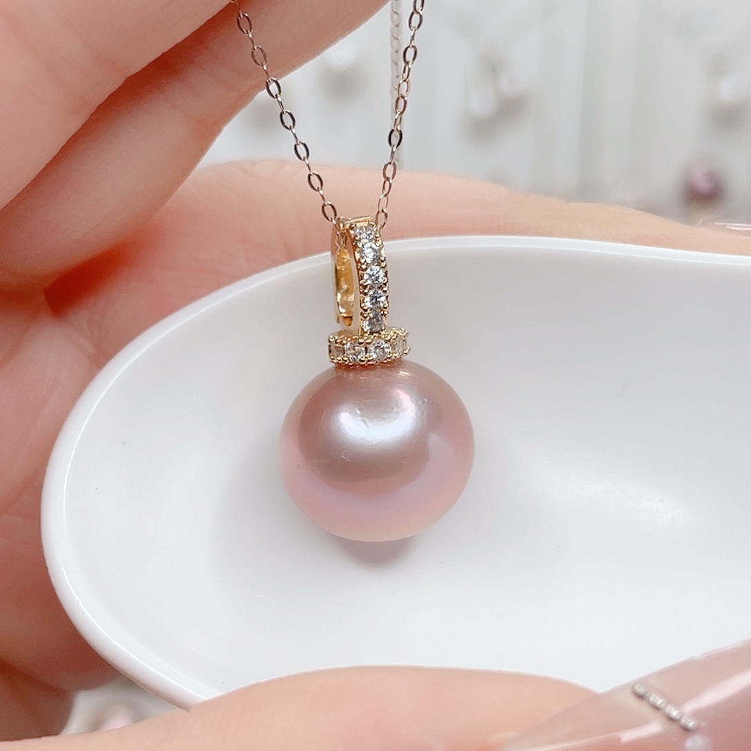 淡水珍珠吊坠(赠链)合金