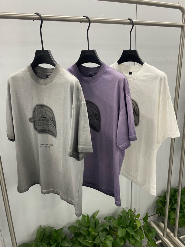 重磅夏季新款纯棉印花圆领短袖T恤潮牌美式宽松半袖潮流上衣体恤