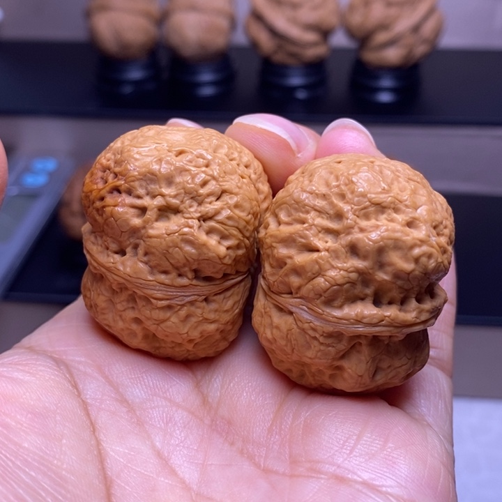 文玩核桃把件香妃元宝64