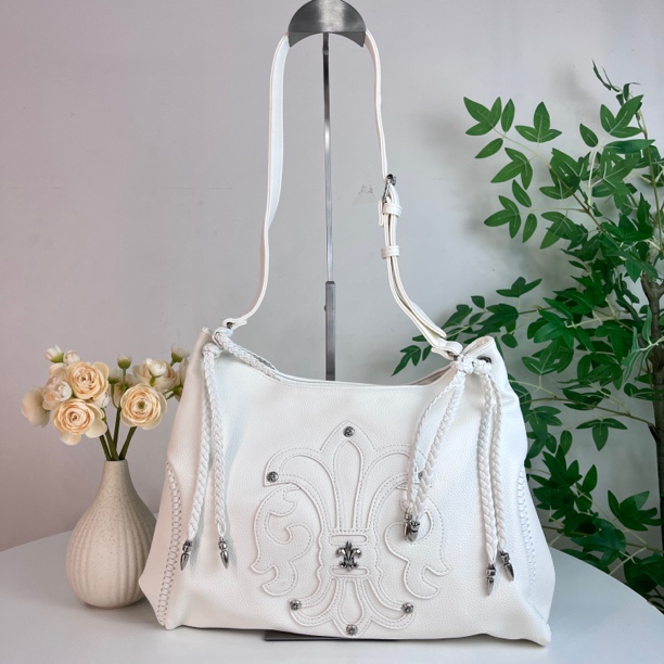 新款复古十字架托特包大容量通勤简约百搭单肩斜挎时尚真皮包包