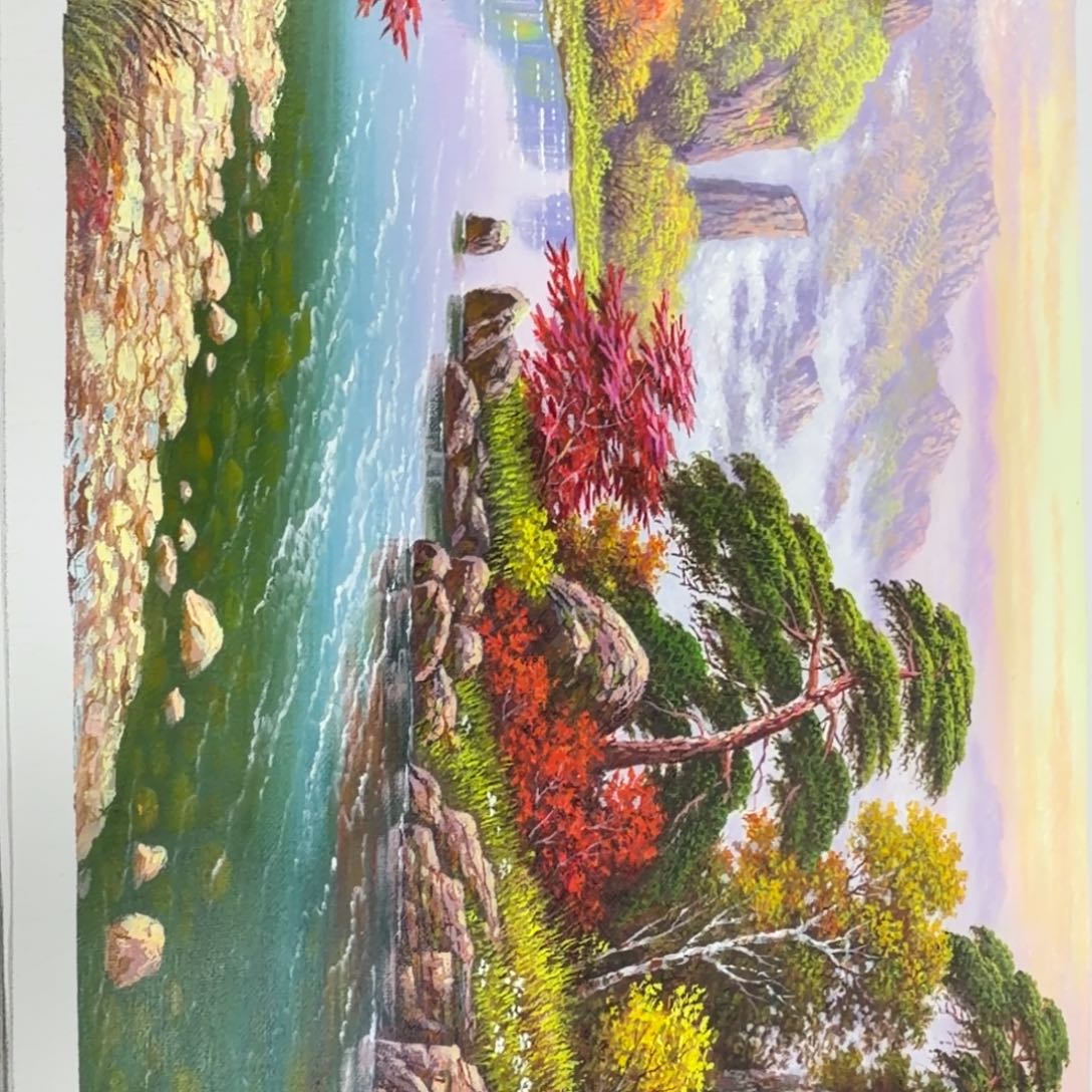 油画在哪呢我想问一下