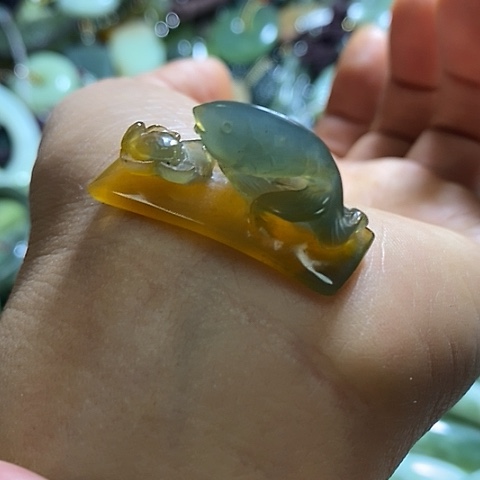 岫玉手绳未镶嵌一个
