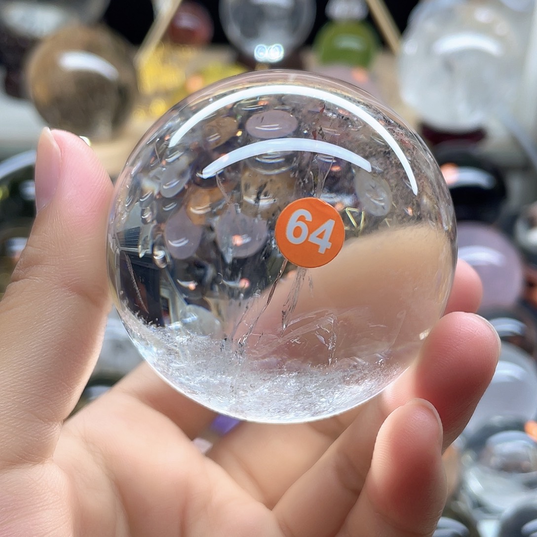 未镶嵌珠宝半成品水晶白水晶62A64