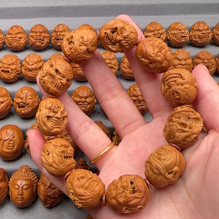 手串橄榄核混搭恶僧