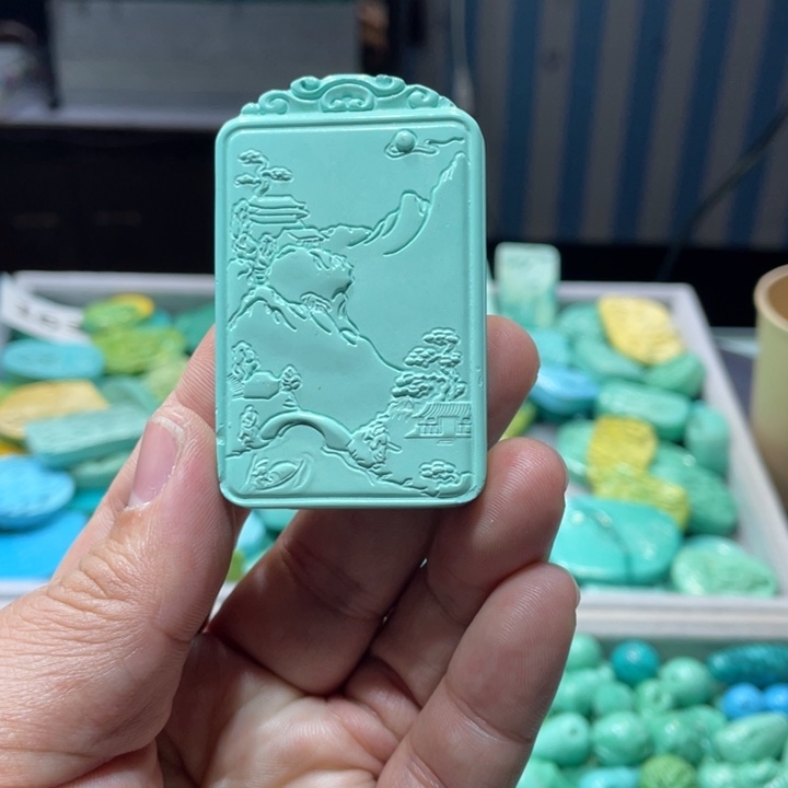 菱锰矿珠宝半成品未镶嵌