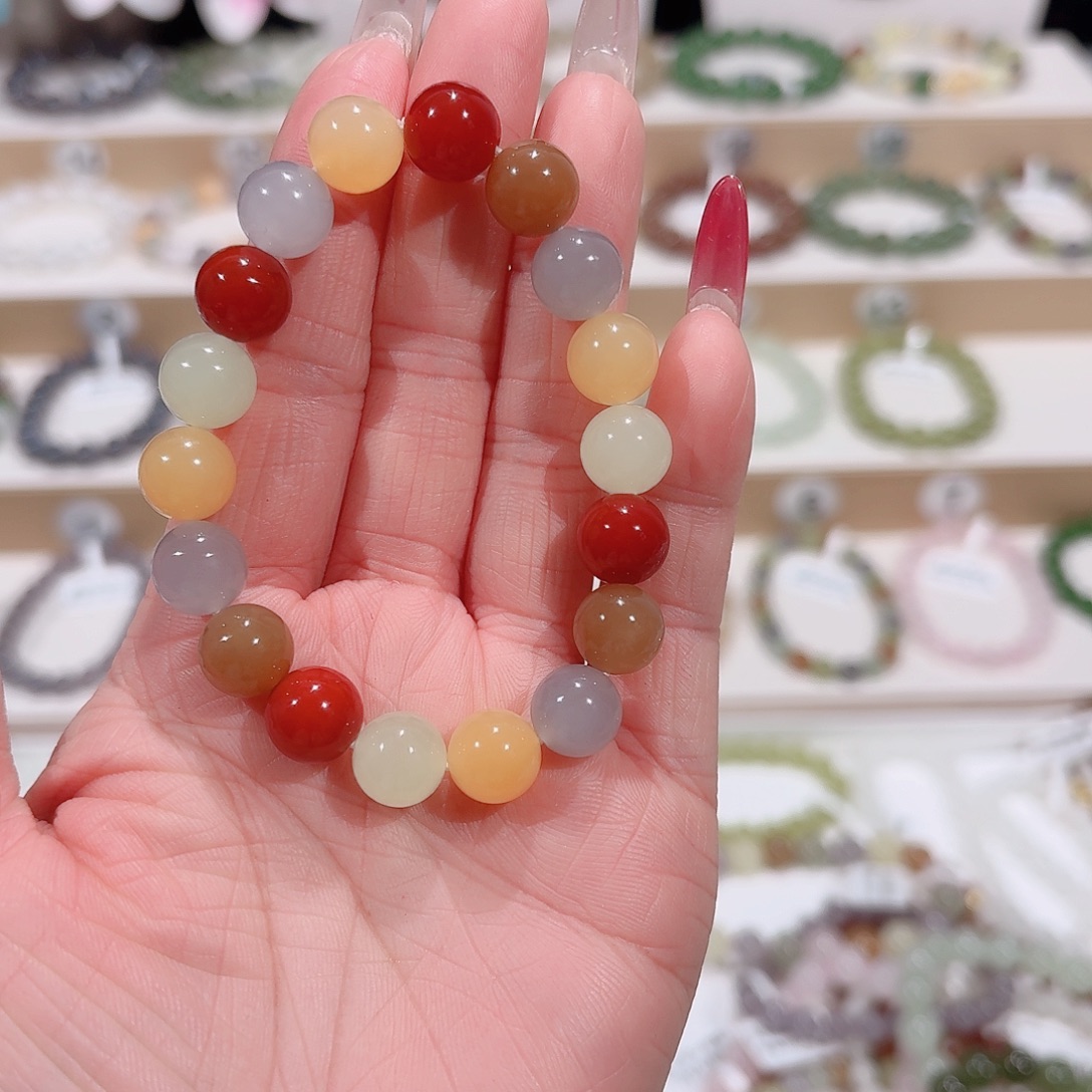 墐****和田玉未镶嵌手串V