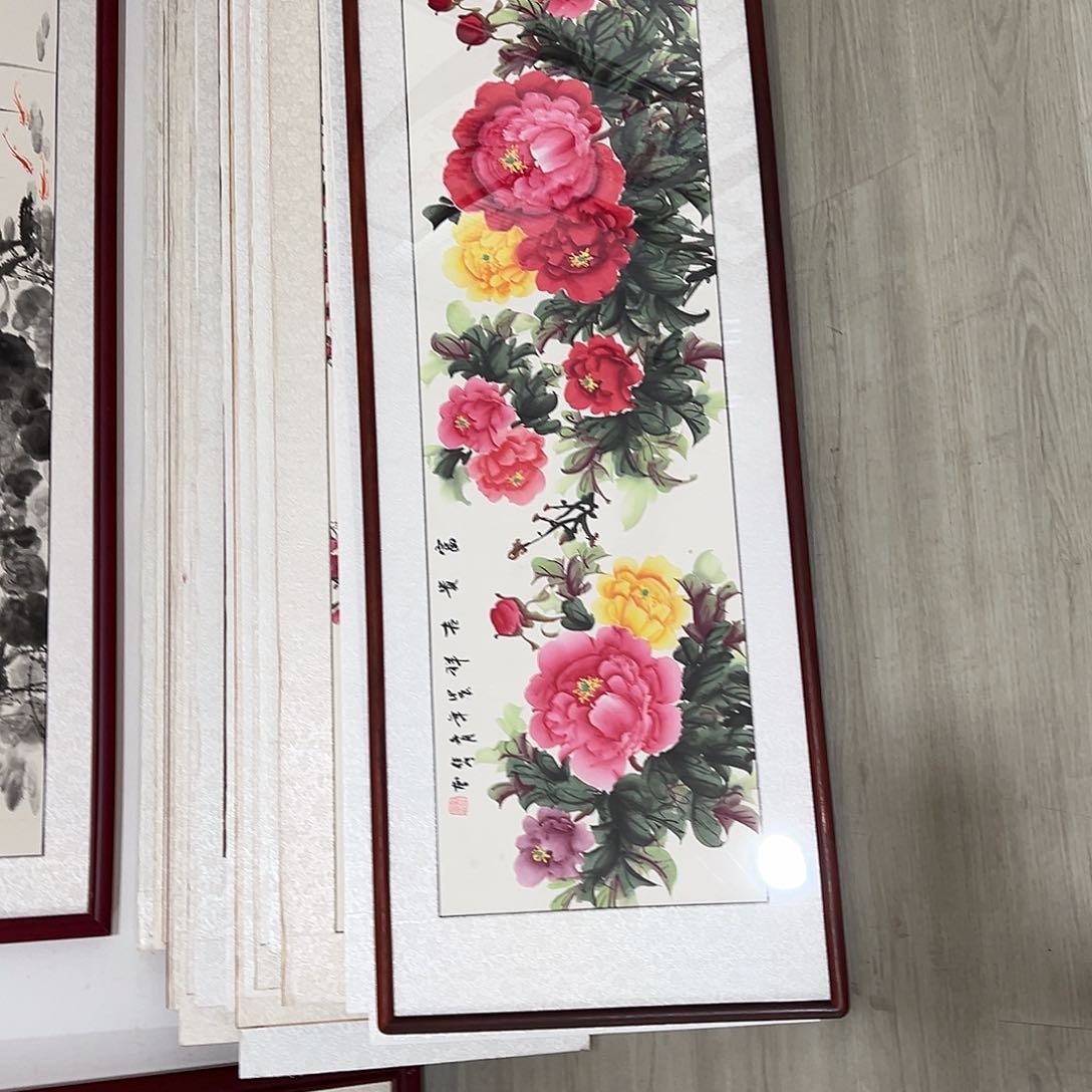 国画高**水手绘作品质量不错