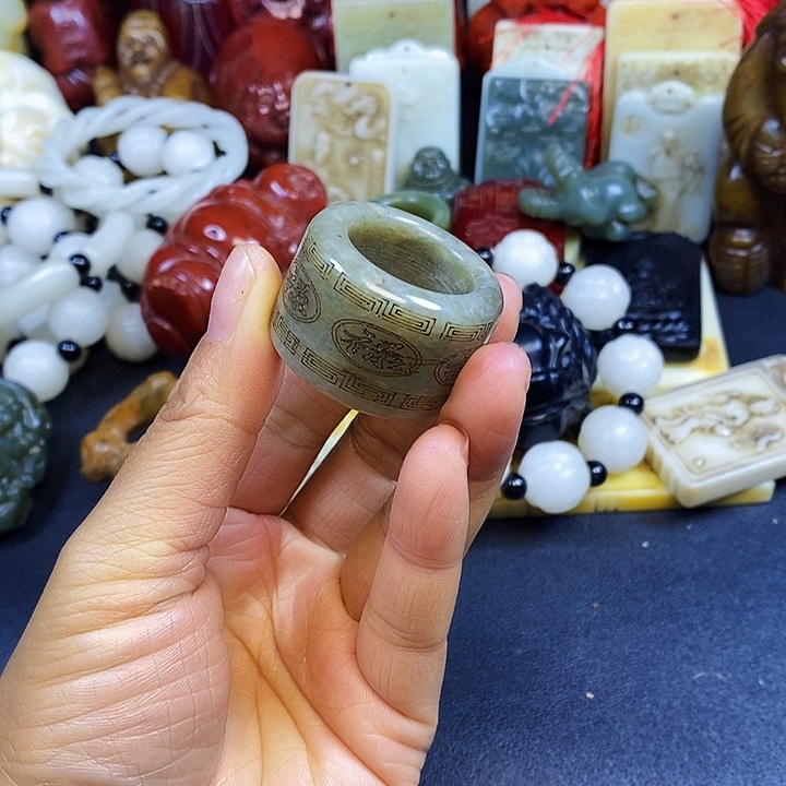 白玉菩提把件精选