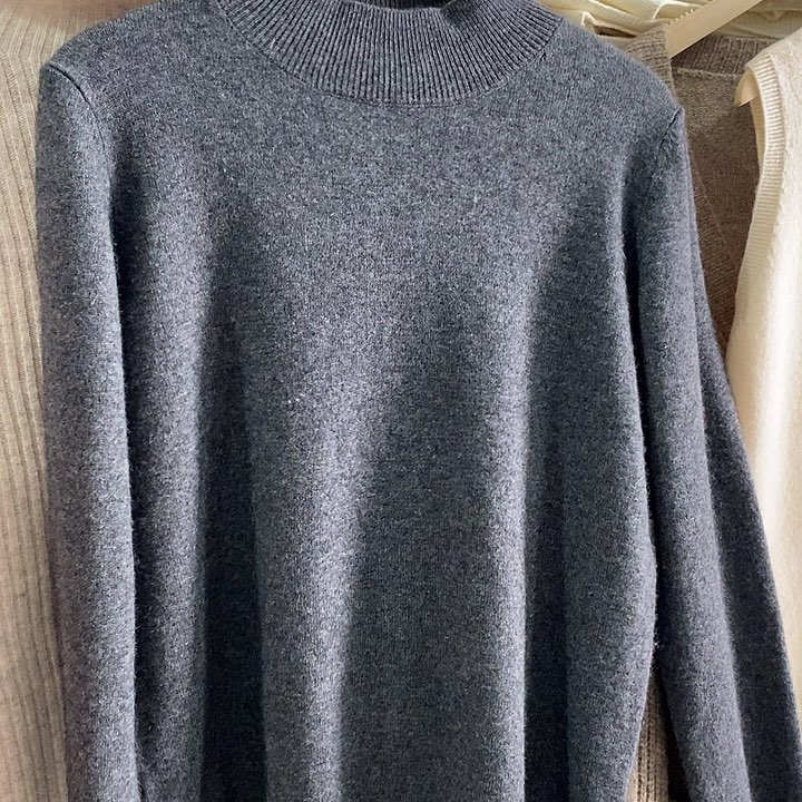 一线成衣半高颜色随机100%美丽诺羊毛