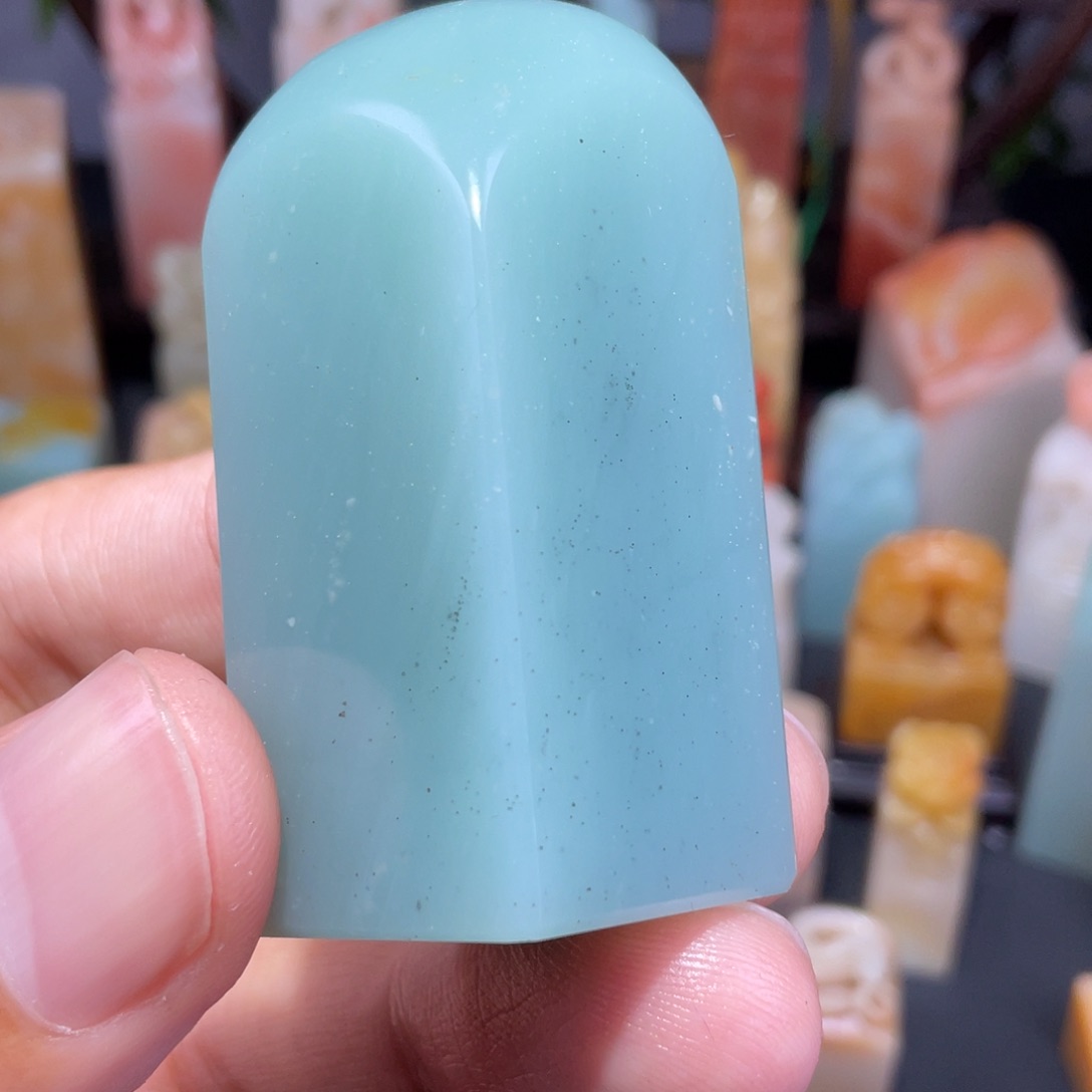 老挝石印石天青石