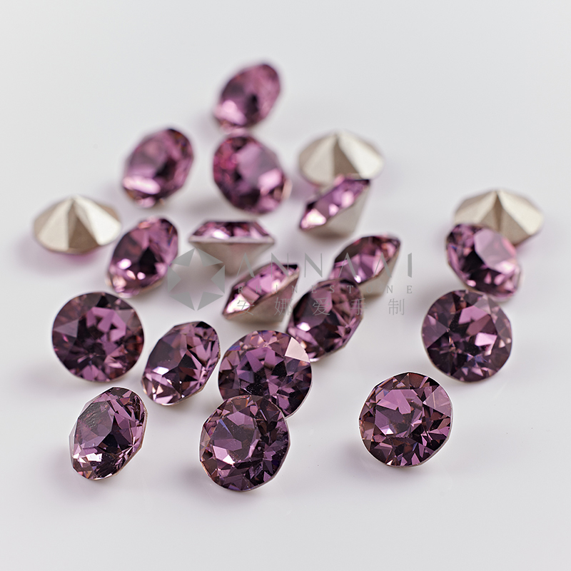 尖底钻 SS29 SS39 001ANTP古典粉 穿戴甲超闪美甲钻DIY奥钻华子