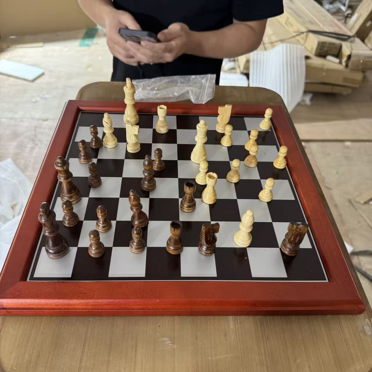 （不含棋）C1007B#棋盘39.5*39.5CM国际象棋棋盘库存尾货（三楼）2280