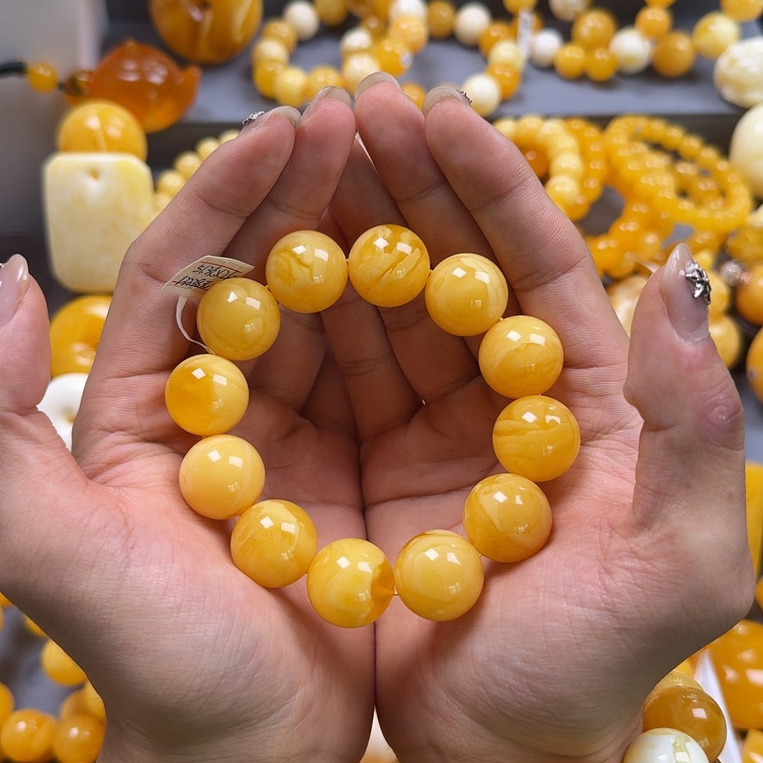 蜜蜡珠宝奇石未镶嵌19mm