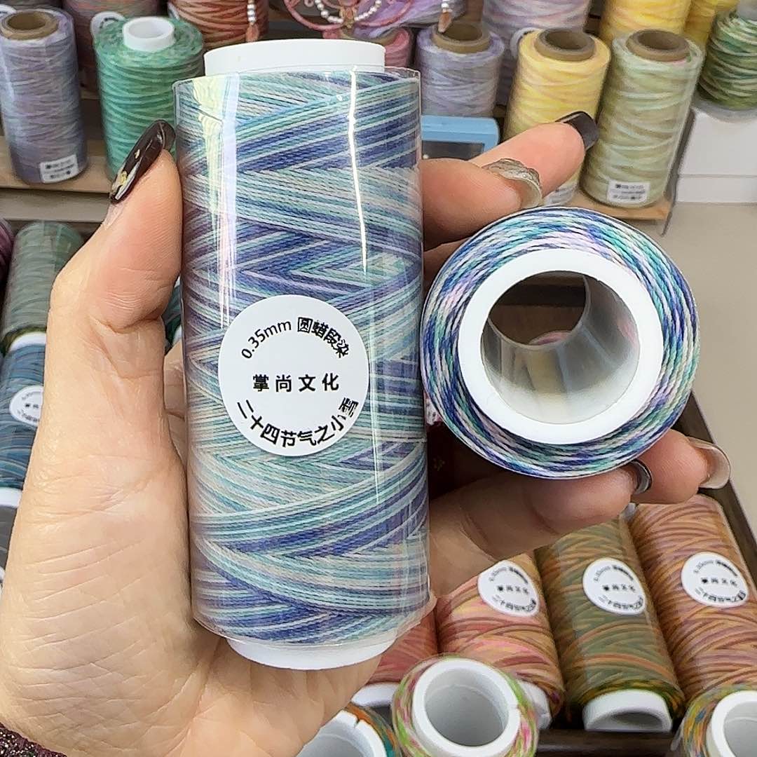 0.35段染圆蜡线二十四节气50克小雪