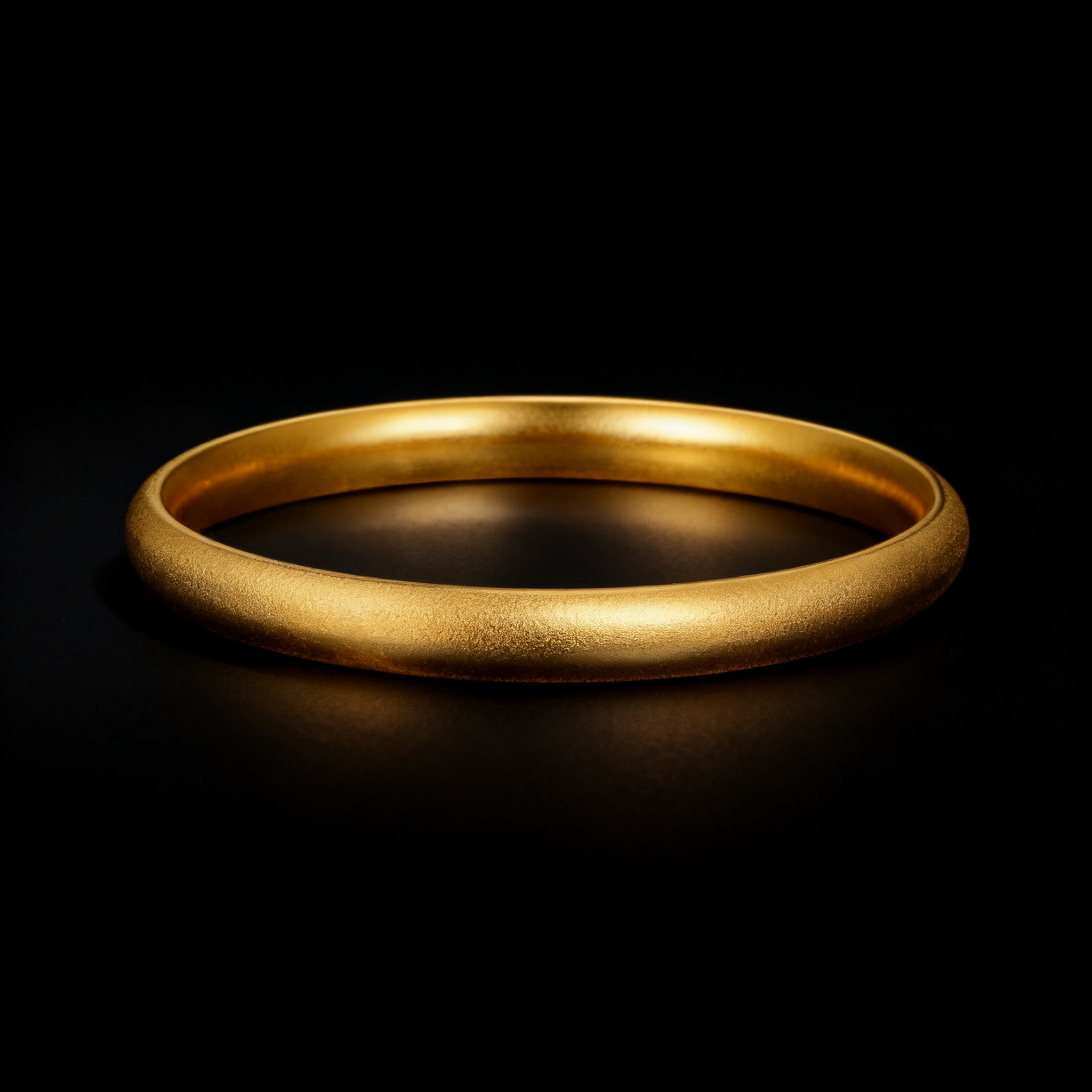 手镯 S0059素圈古法泥鳅背