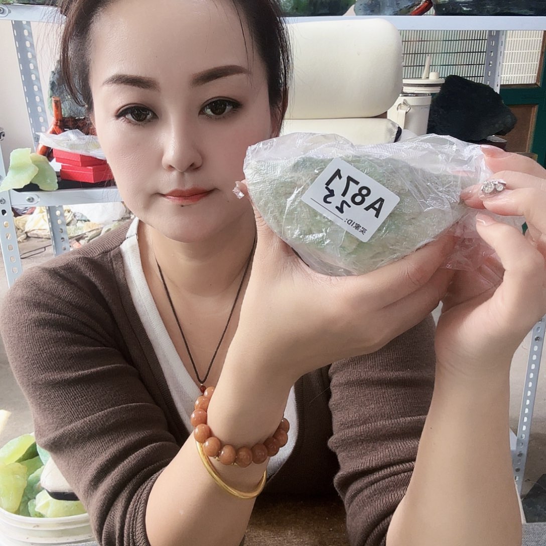 玉天然岫玉手工雕刻
