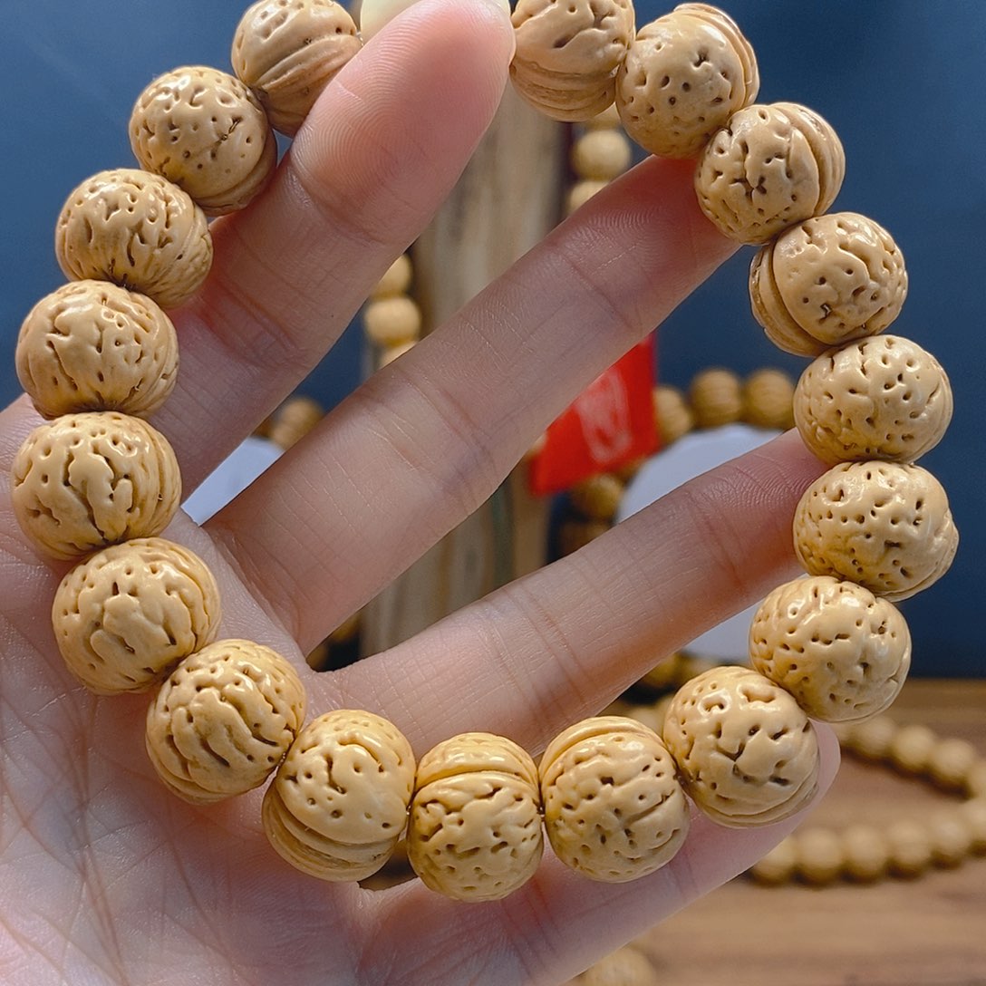 神***位桃核手串桃核手串