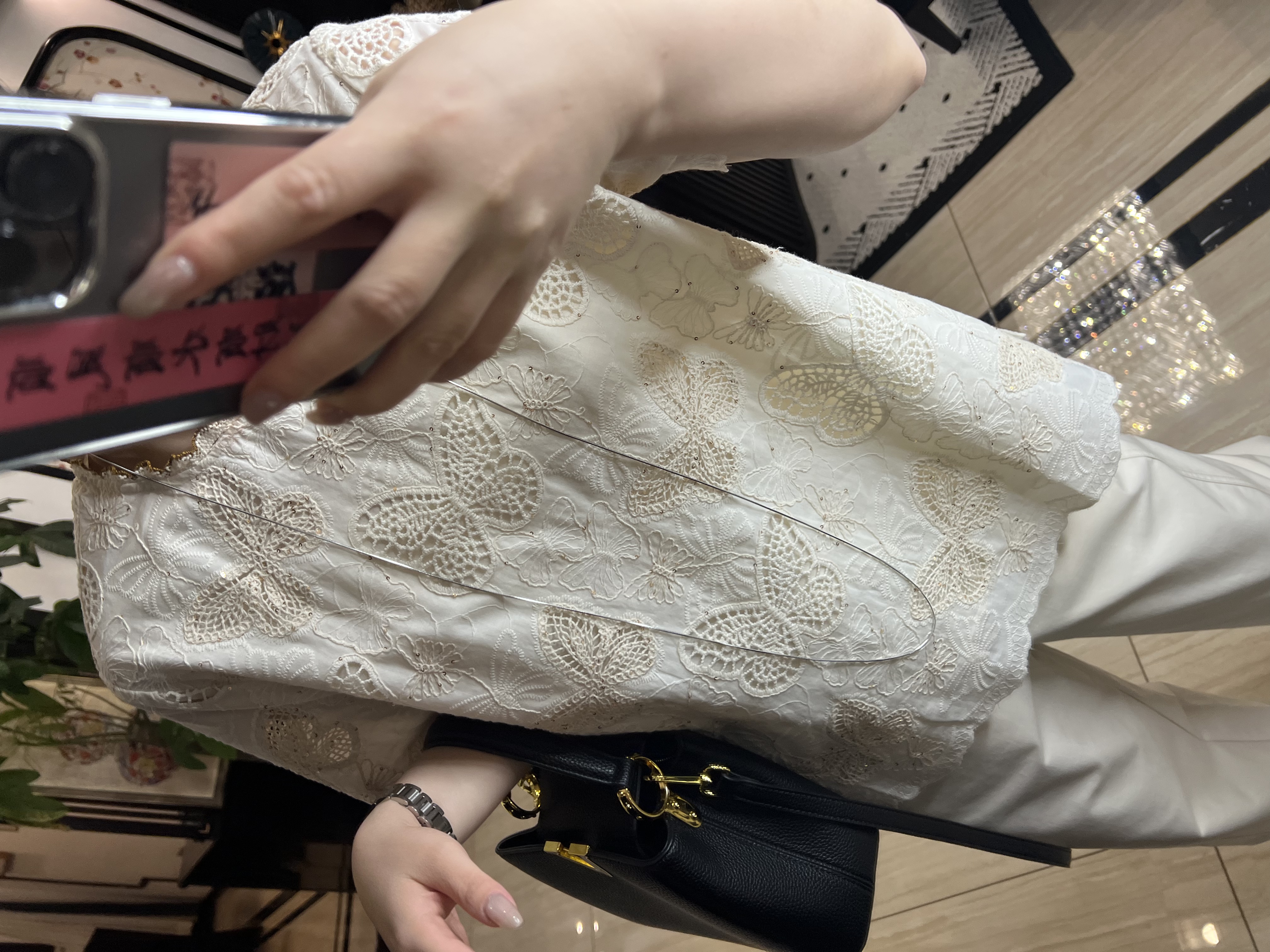 【安姬迩·媛媛专属】2025小众设计刺绣短袖衬衫女宽松重工刺绣短袖