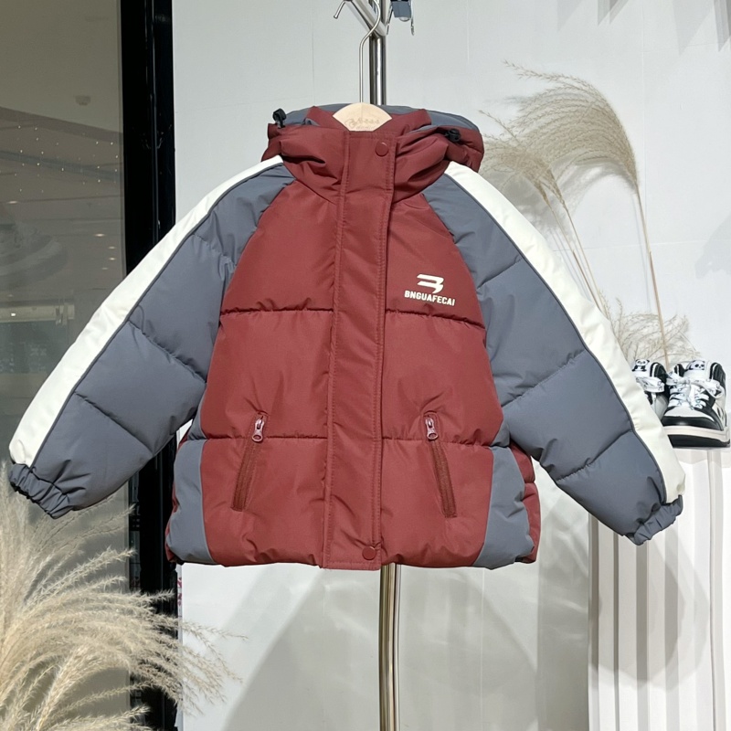 dadida/嗒嘀嗒男童插肩袖休闲潮流童装连帽棉服外套+504800655