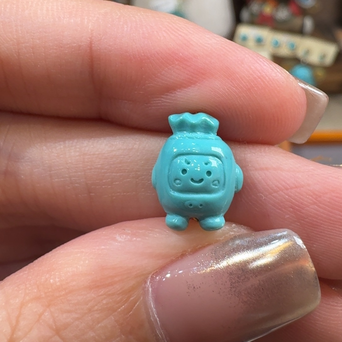 未镶嵌绿松石珠宝半成品糖果配饰