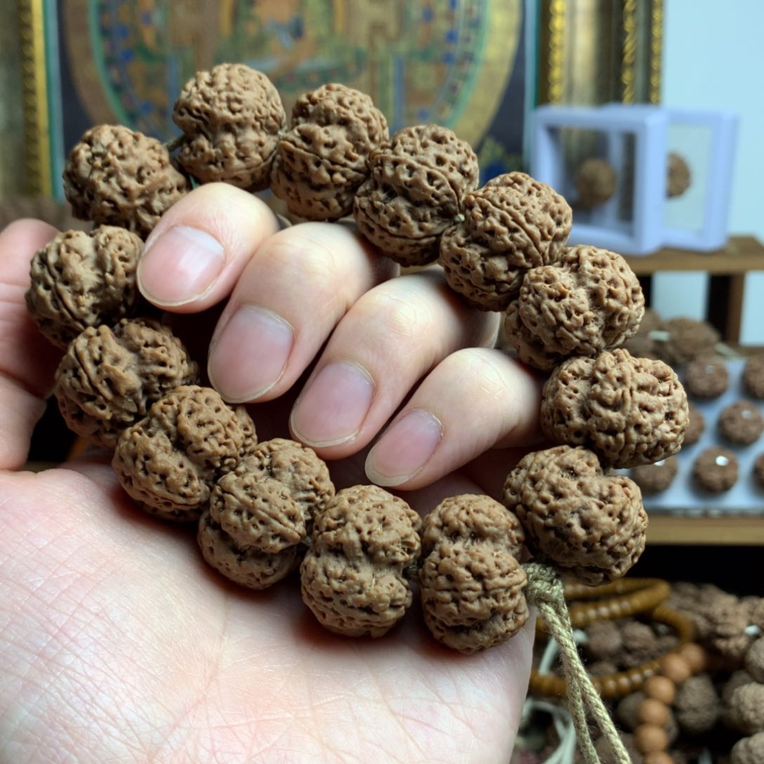 金刚菩提手串24深沟梅花