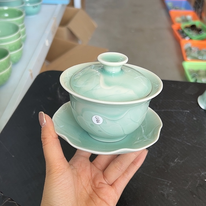 青瓷小米茶器龙泉青瓷