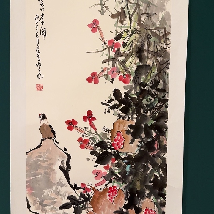 国画董老师作品画作