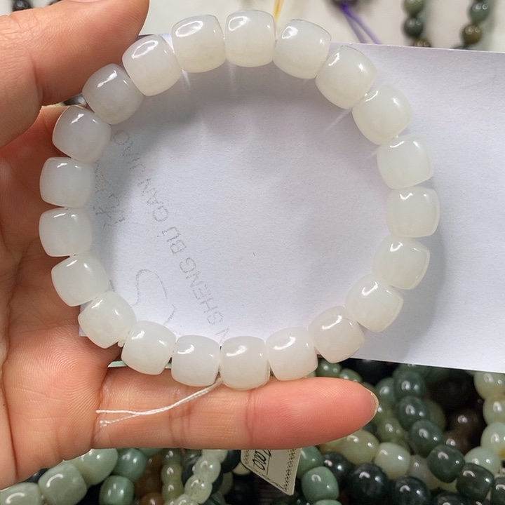 和田玉手串未镶嵌