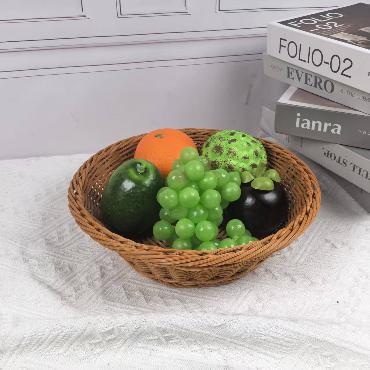 A33圆形水果篮收纳篮