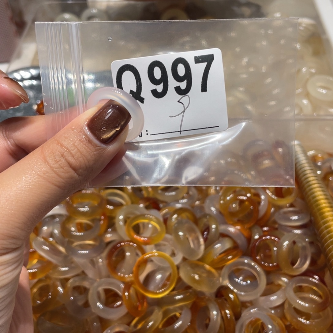 玛瑙/玉髓未镶嵌戒指997