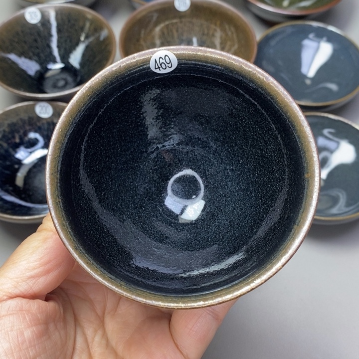 茶盏建窑建盏磨底柴烧主人杯