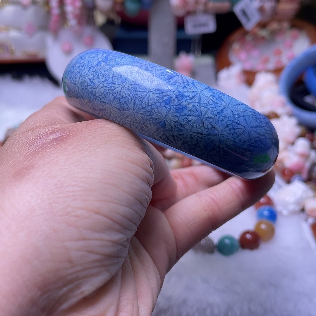 硅化珊瑚（珊瑚玉）手串未镶嵌巴****)441