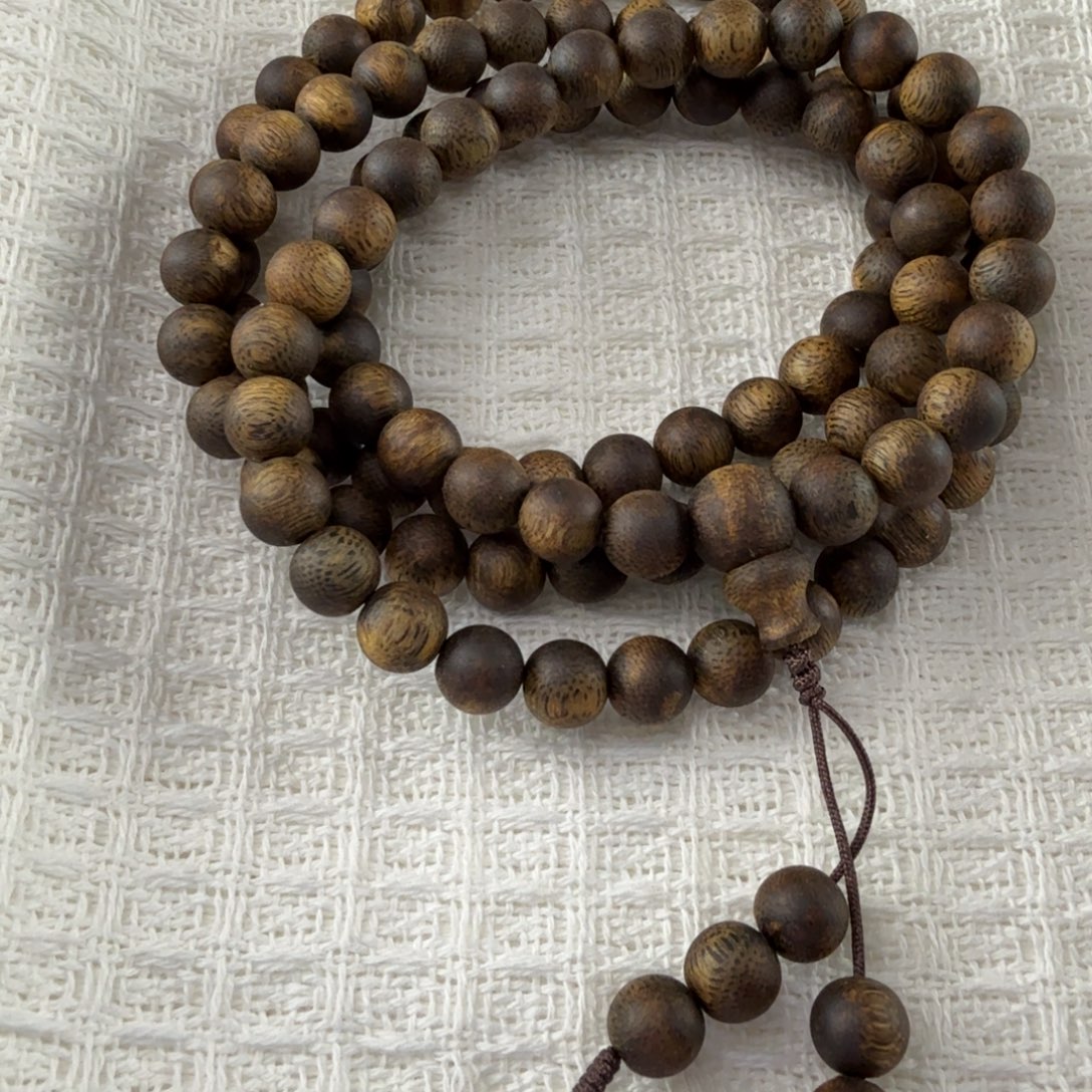 沉香手串奇楠沉香圆珠多圈8mm28克多样性发一