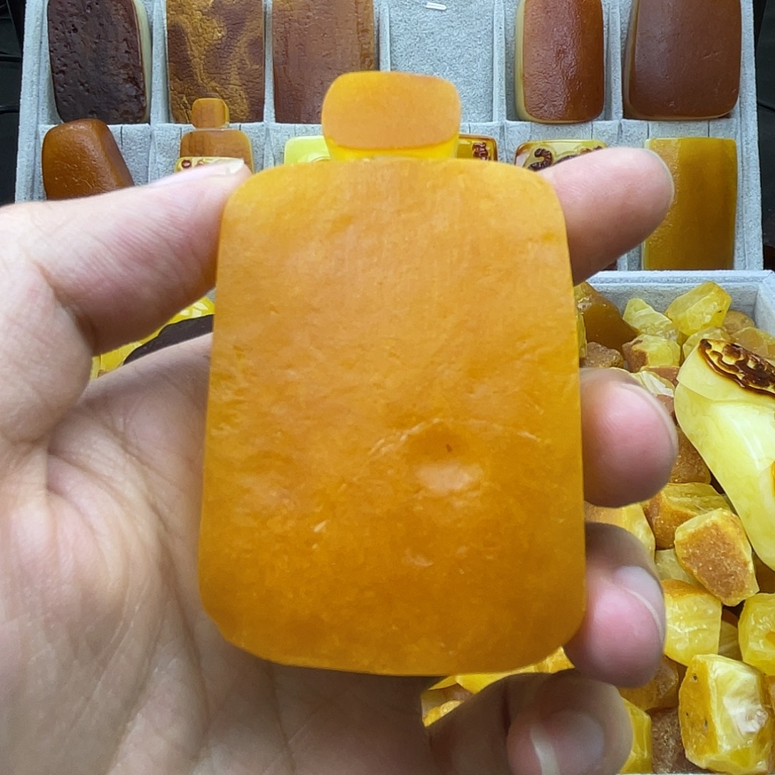 定制蜜蜡未镶嵌天然蜜蜡