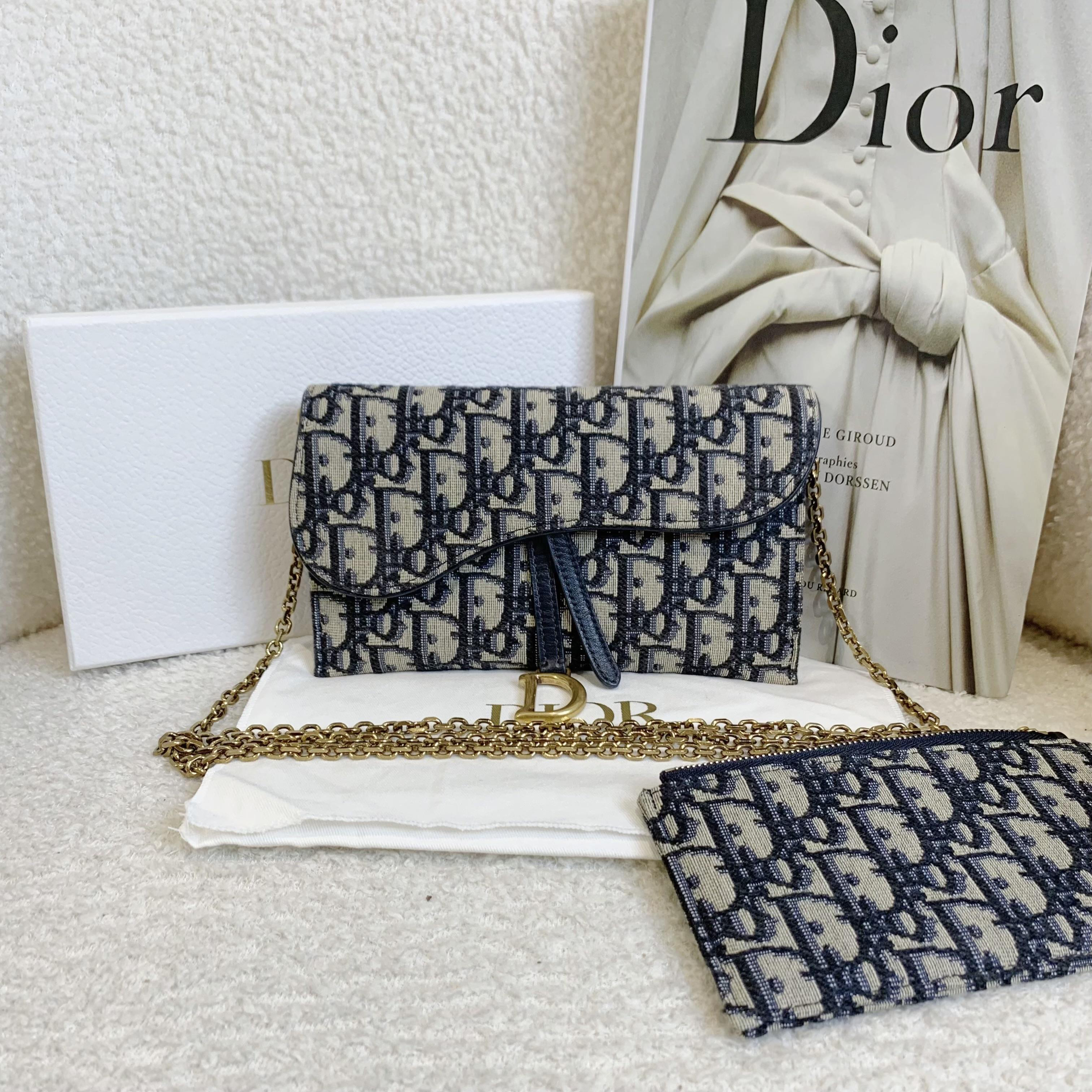 99新 DIOR/迪奥 壹臻/老花二合一woc小号 61120257 