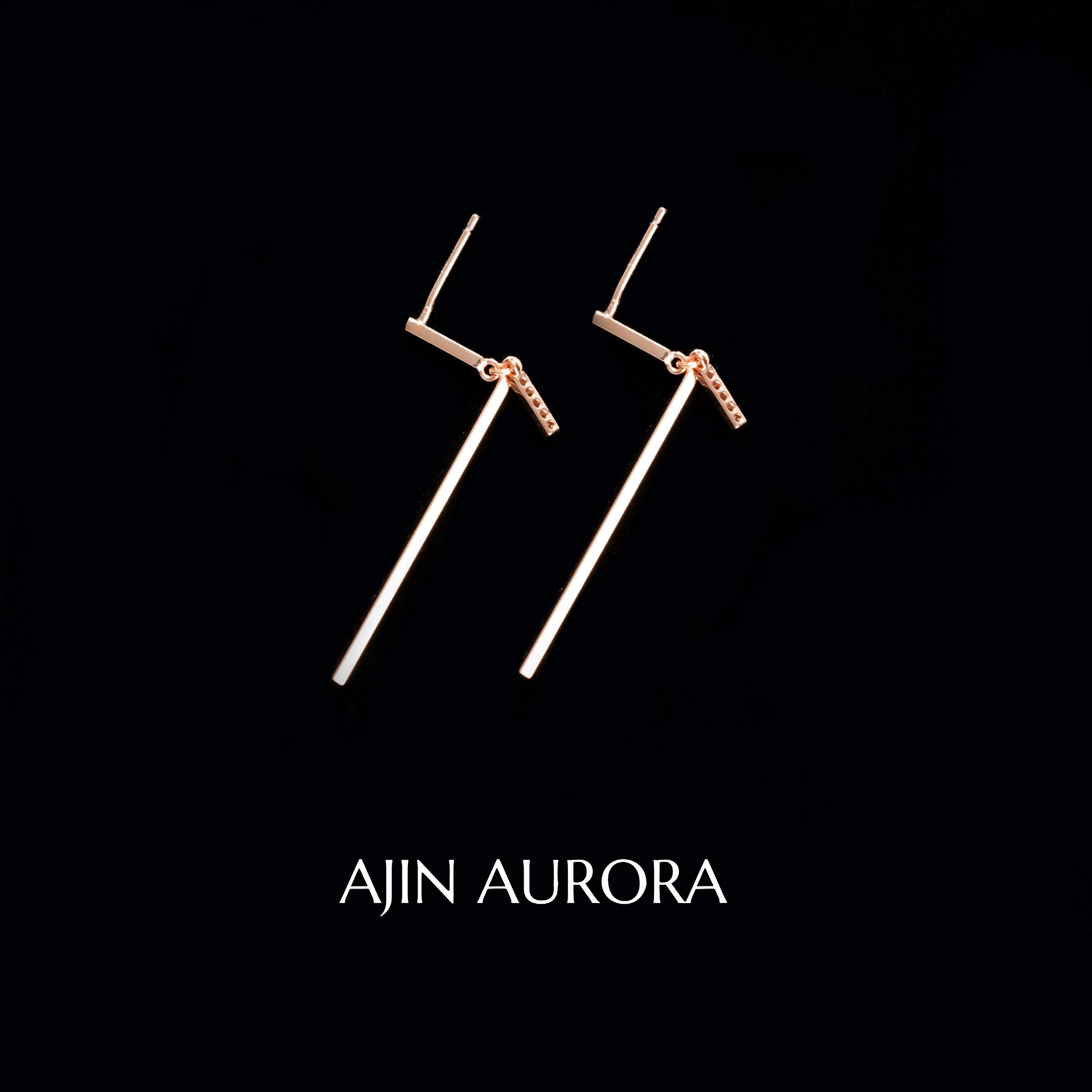 铜合金耳饰 简约时尚小众设计耳饰气质百搭