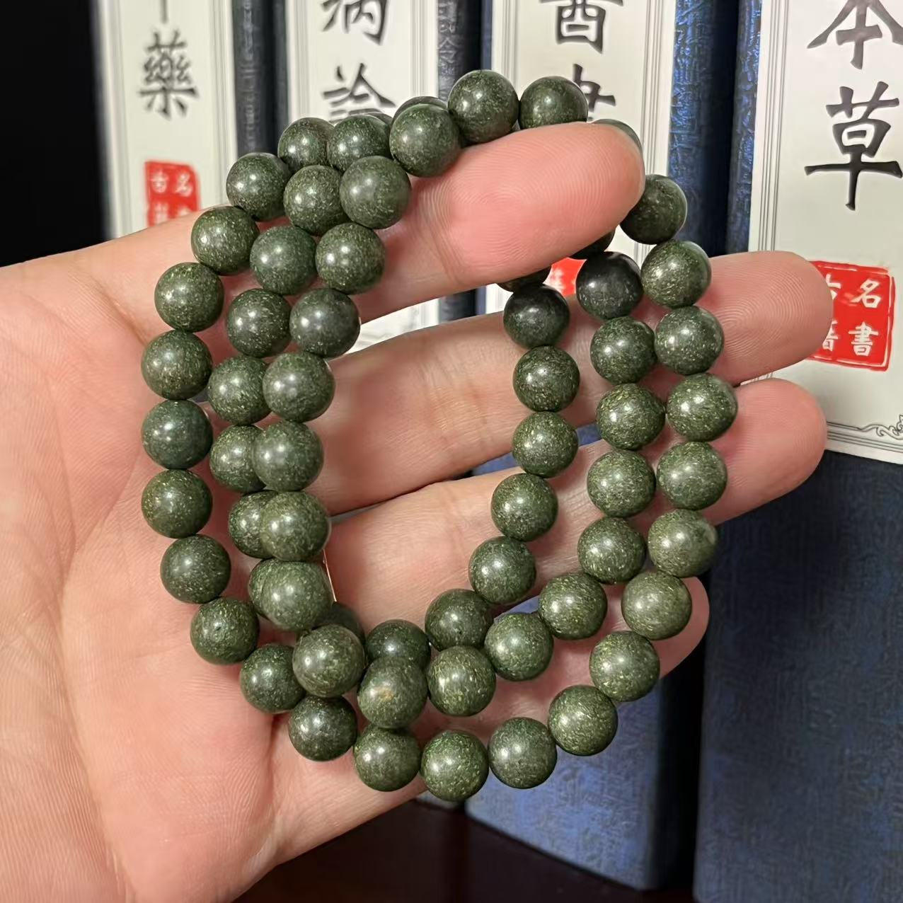 【东阁藏春】合香珠多圈手串三圈微瑕