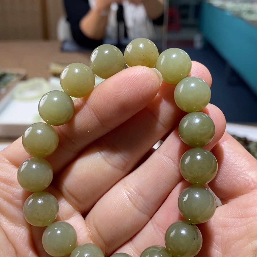 和田玉未镶嵌手链212