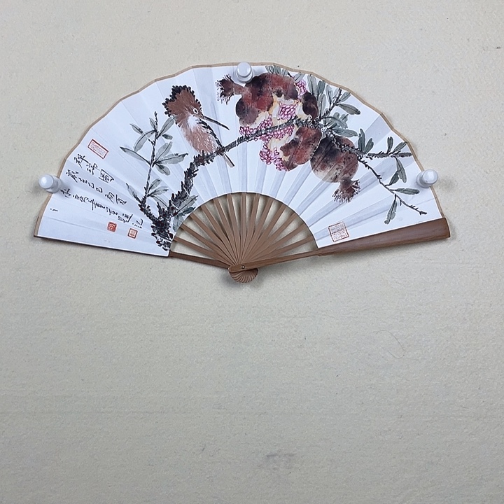 国画祥瑞图扇面作品