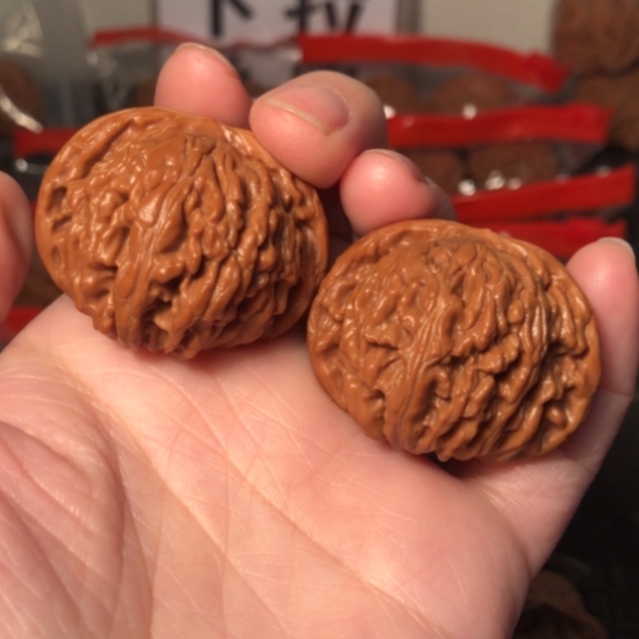 【闪购商品】文玩核桃把件四座楼40