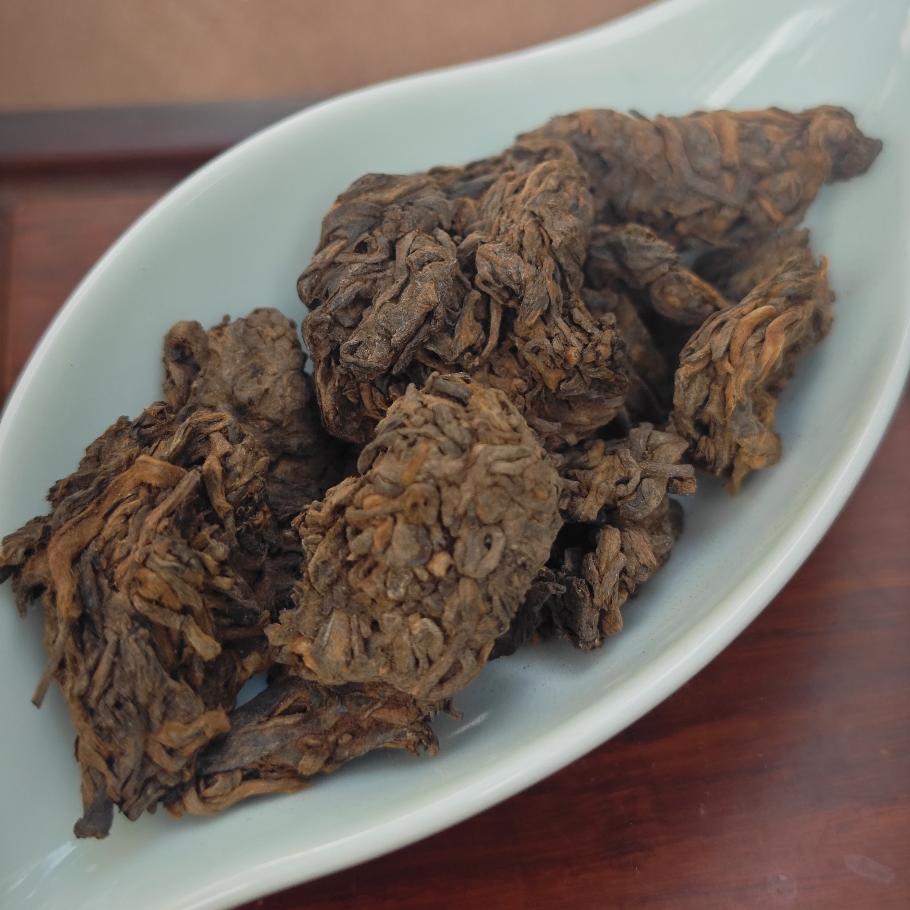 2018年老茶头自然沱普洱熟茶勐海熟茶耐泡醇厚甜润