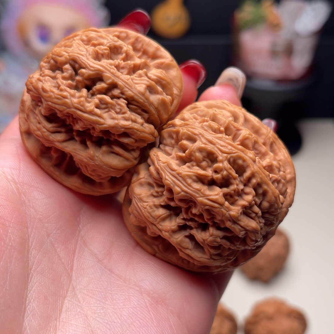 文玩核桃把件大粗筋4M004