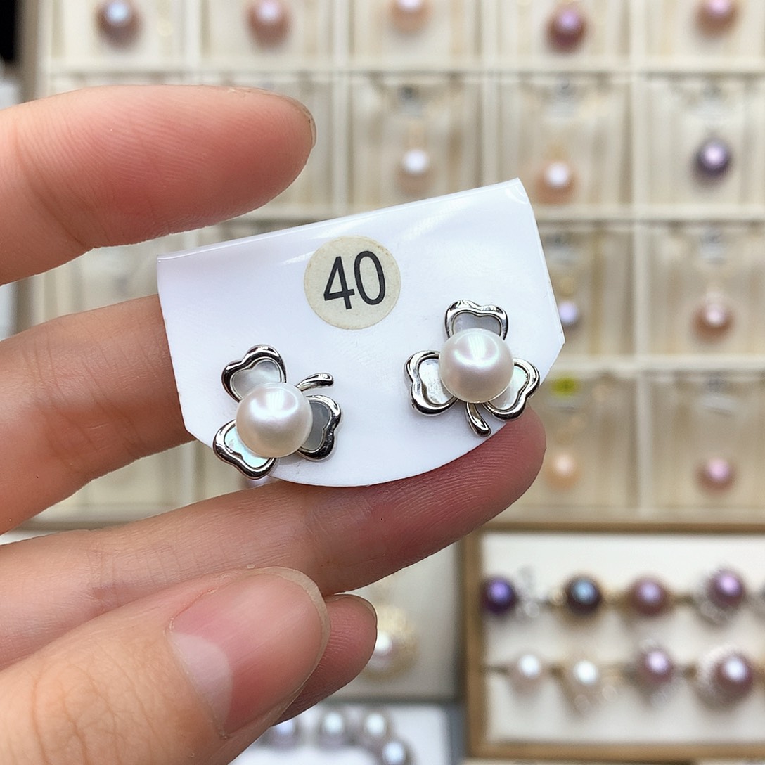 淡水珍珠颈饰银S925镶嵌