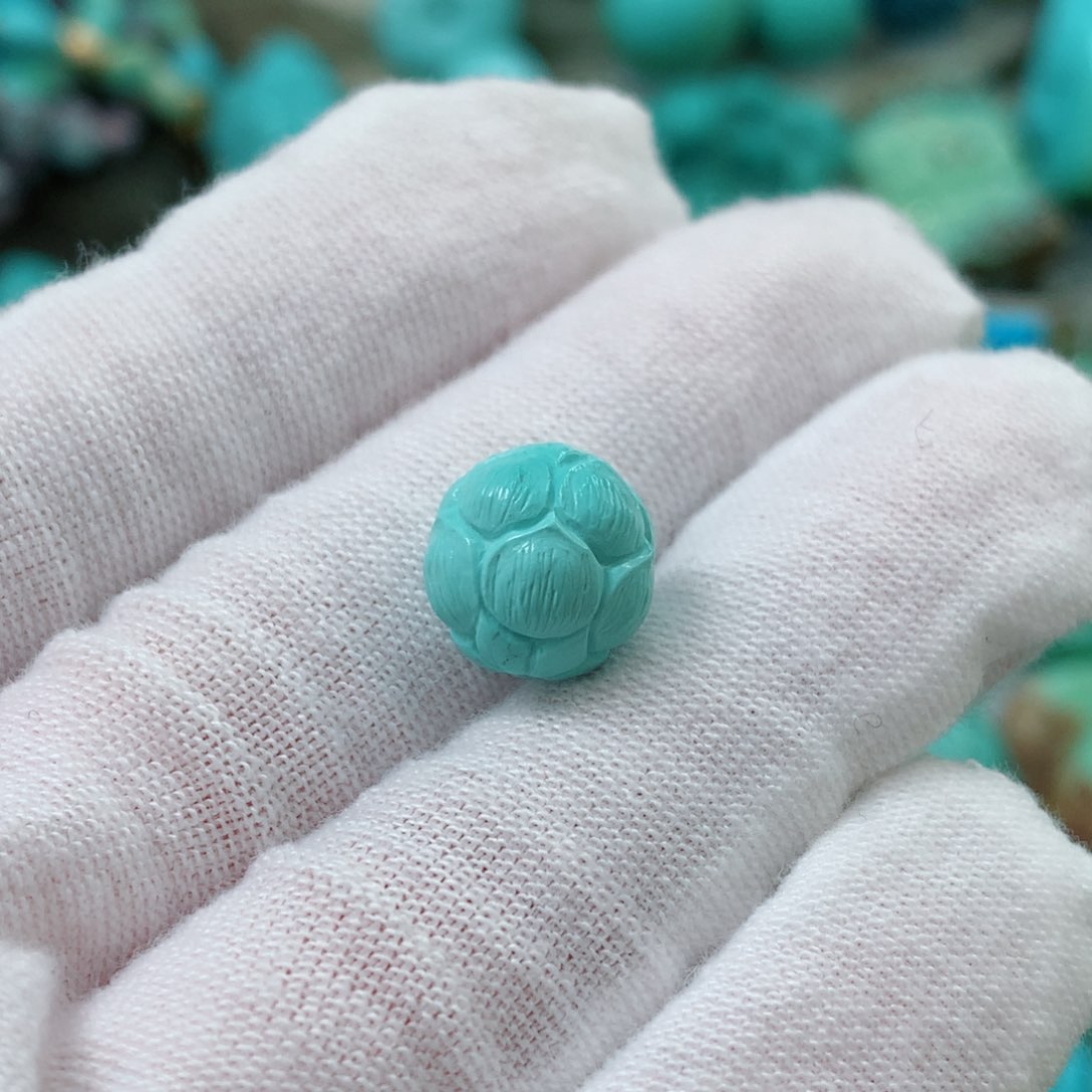 绿松石未镶嵌珠宝半成品