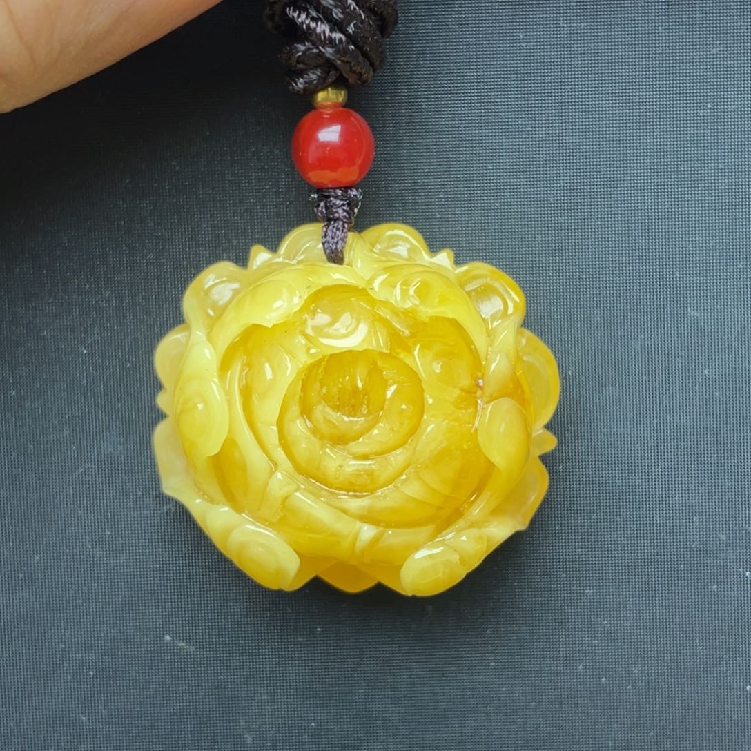 蜜蜡颈饰未镶嵌蜜蜡吊坠