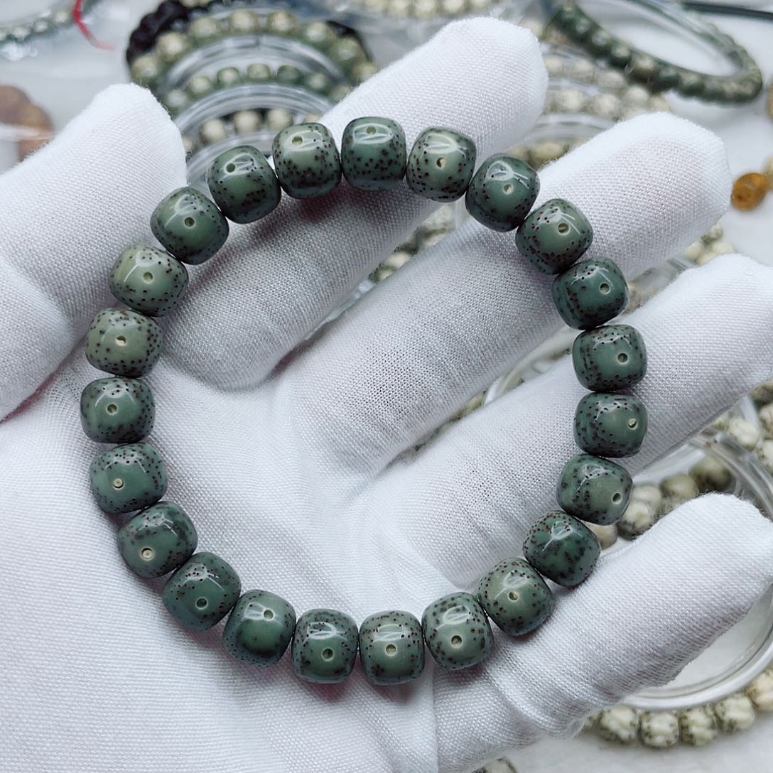 星月菩提手串10帝王绿