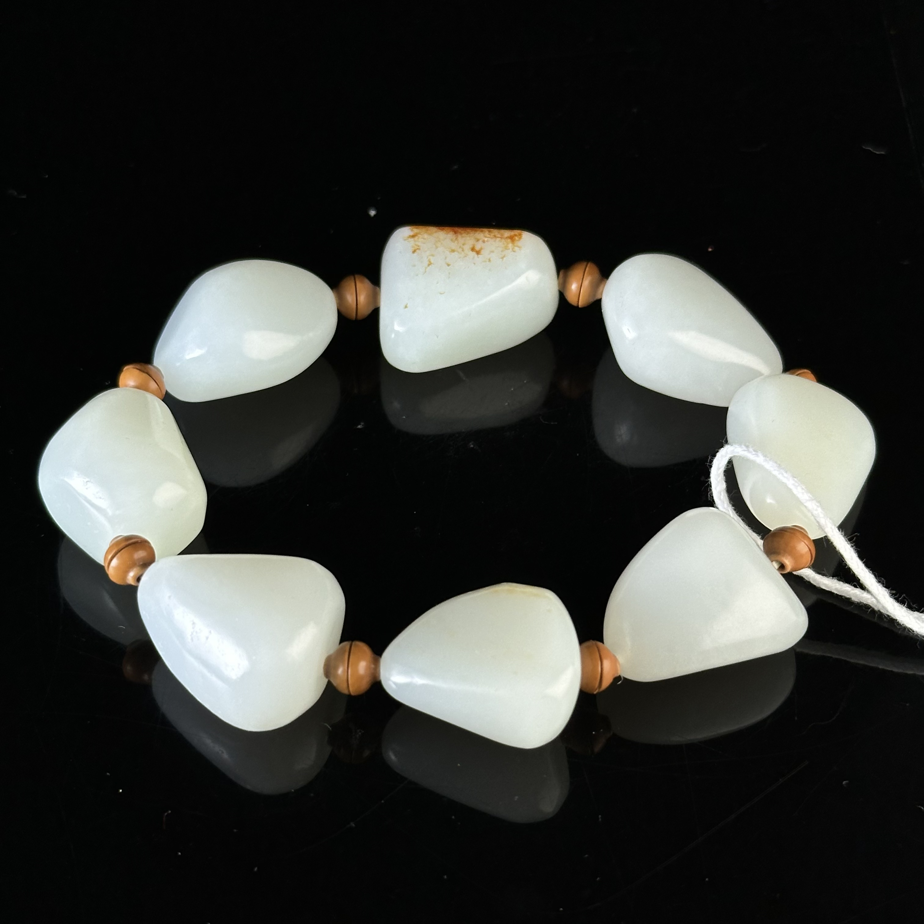 20世纪和田玉随形手串 ZR391203015*【上海兰馨】