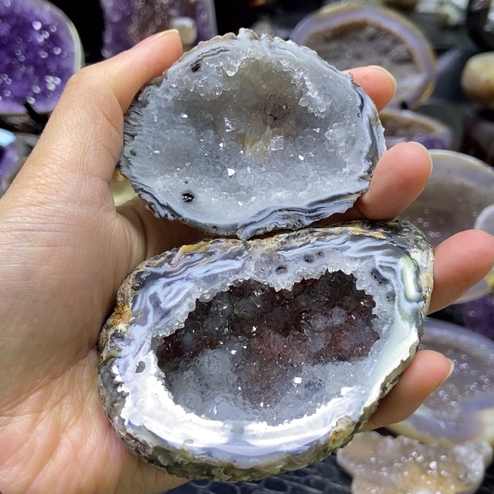 水晶蚕丝盆未镶嵌