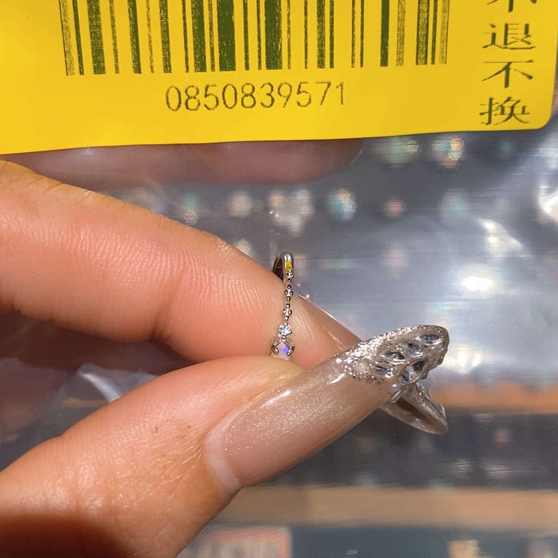B***A银S925镶嵌欧泊欧泊戒指